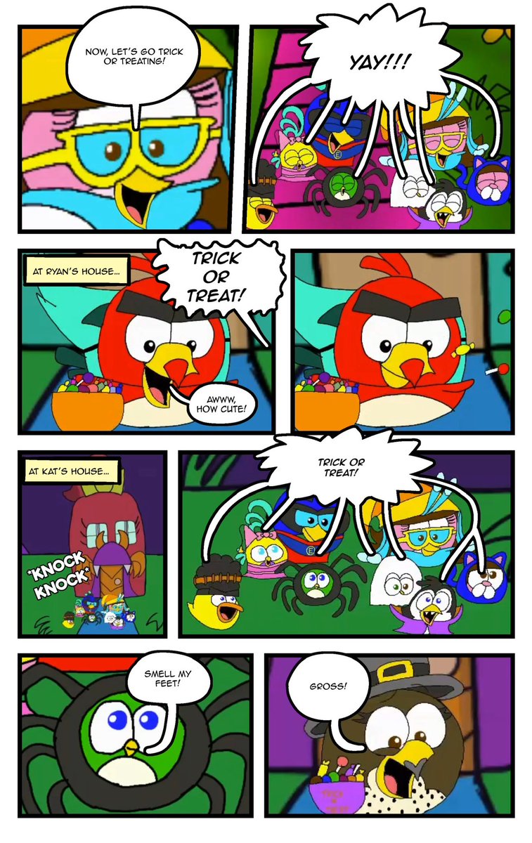 TiffanyArtist56's tweet photo. (2/6) #ScreenToComics are back! Celebrating the 5th anniversary of #TiffanyTheNightOfShades here’s the special in frames edited into a comic!

#TFAScreenToComics #TiffanyFisherArtist #Tiffanimation #TiffanyAndFriends #comics #IbisPaintX #edit #Halloween #Halloween2024 https://t.co/c6fUsDIBge