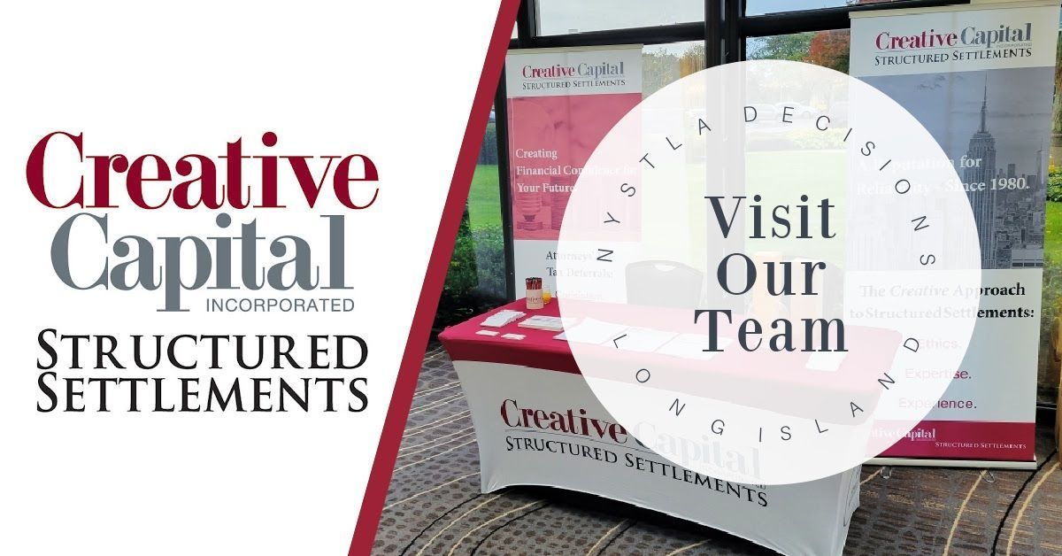 CCI_Structures's tweet image. The @NYSTLA DECISIONS seminar continues today in Long Island! Our team will be available all day to answer any questions you have about our unique approach to #StructuredSettlements. Stop by, say hello, and learn more about the Creative Approach.