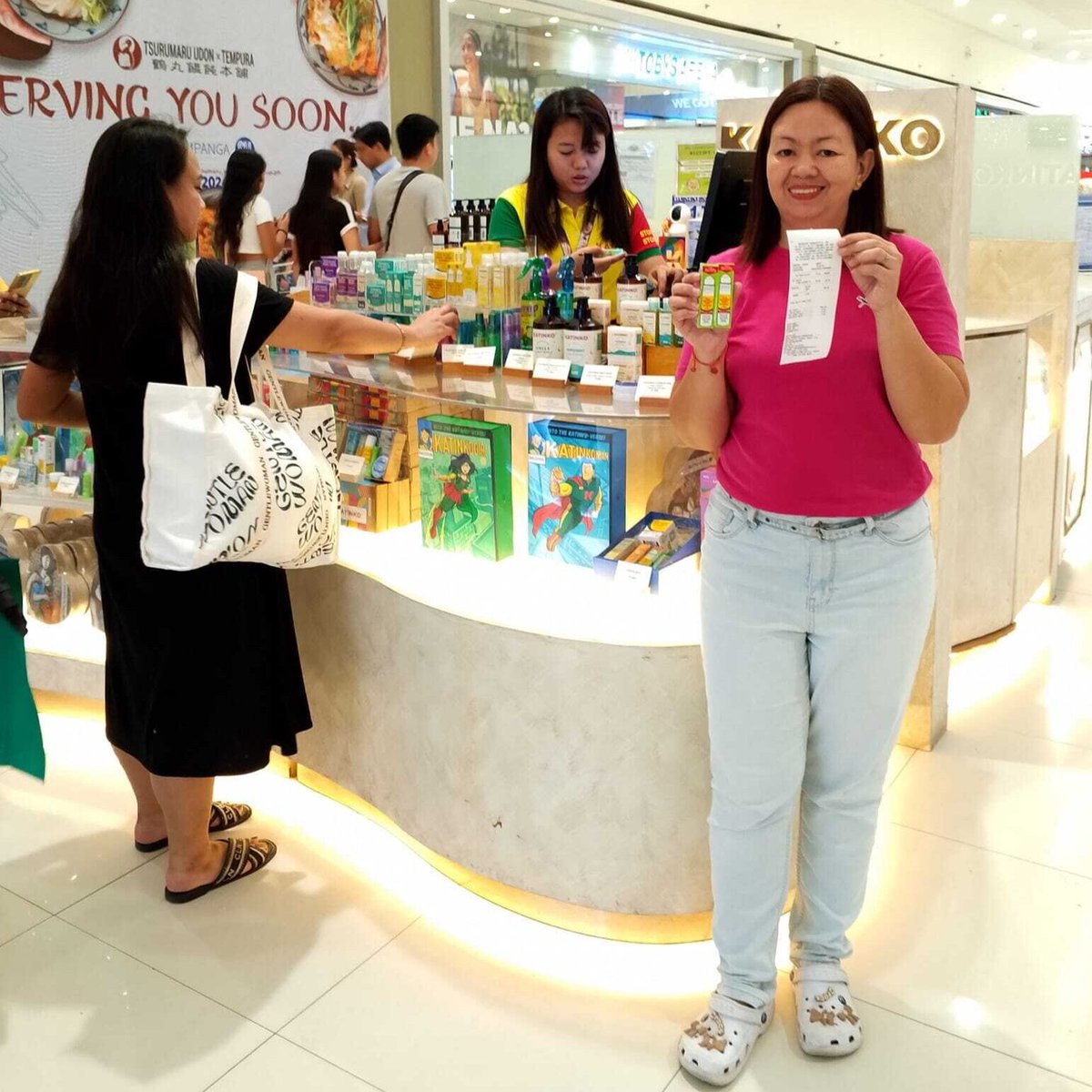 🌟 Thank You, Ednalyn! 🌟

A big shoutout to Ednalyn Pike Asuncion from our Katinko Community group  for sharing her love for KATINKO with this awesome shot at our Katinko kiosk! 💚 

---
#KatinkoFam #EverydayRelief #IKatinkoMo