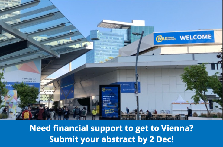 Do you need financial support to attend #EGU25? Submit your abstract for one of our support grants by 13.00CET 2 December 2024 for the chance to be awarded a registration fee waiver &amp; APC refund!

Find out more and submit your abstract: egu.eu/11AW78/