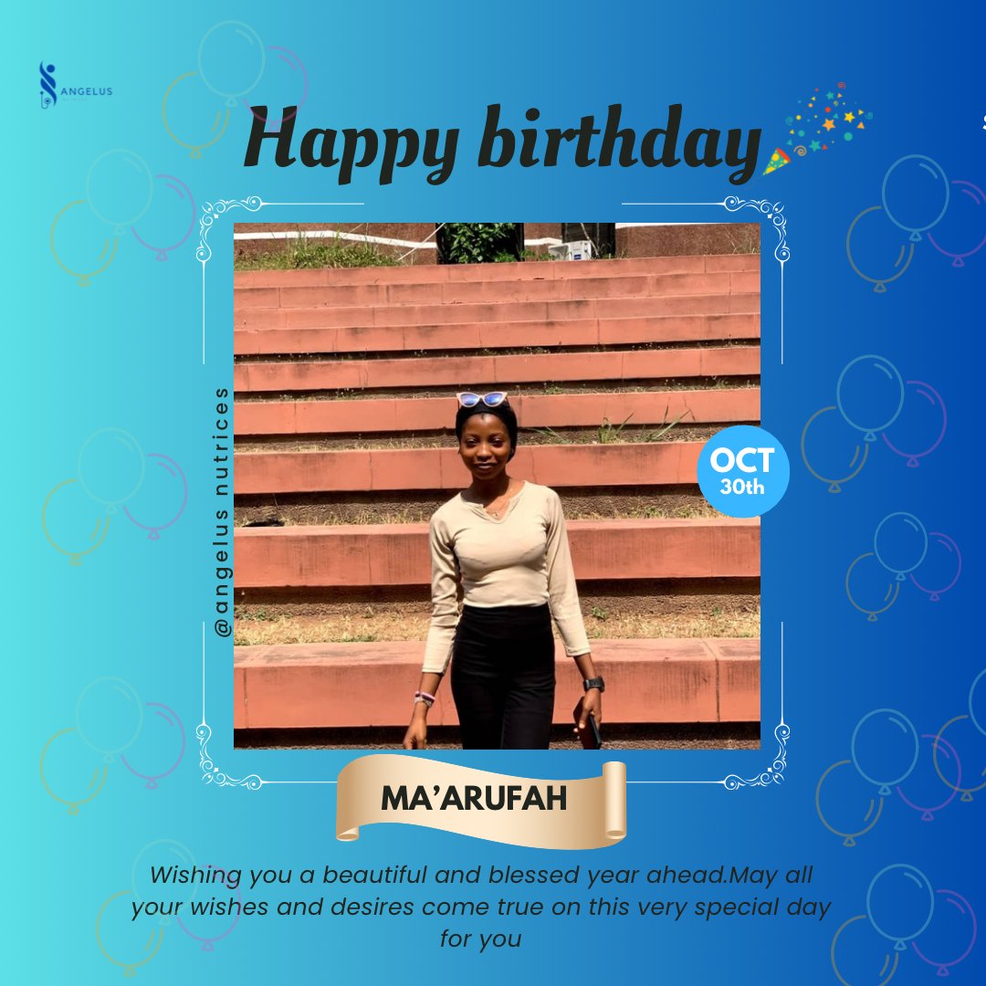 angelusnutrices's tweet photo. Happy birthday Ma'arufah🎉!
Have a blessed year ahead❤️🫂
#angelusnutrices #nunsaoau https://t.co/exZnQE3Wl8