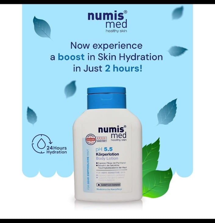 arvikmedical's tweet photo. NumisMed pH 5.5 Body Lotion 

Sensitive skin deserves special care!
hydrates, soothes &amp; strengthens the skin barrier—leaving you soft, smooth, and protected.

#arvikmedical #SensitiveSkin #SkinCareRoutine #pHBalanced #numismedbodylotion #SensitiveSkinCare #PHBalanced #HealthySkin https://t.co/UcCSvRTrG6