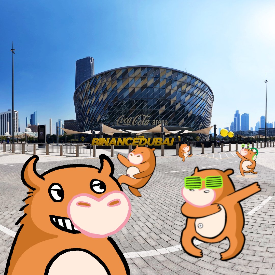 CapyFriends's tweet photo. capys be cruisin at @binance blockchain week

stop by our booth to meet the team and pick up some goodies

win a prize for the most creative sticker placement🍊

#incapywetrust https://t.co/LdvVeDuhFG