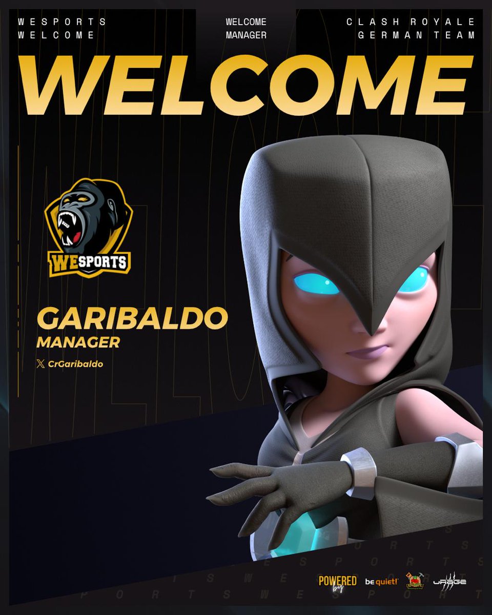 WeSports Mobilegaming (@wesports_cr) on Twitter photo Due to the closing of his former team we are happy to announce that <a href="/CrGaribaldo/">Garibaldo_CR</a> joins us to manage all ongoing tournaments.
Sometimes you have to make a few bad decisions before making the right one in joining us.
Welcome to the Apes 🦍 Due to the closing of his former team we are happy to announce that <a href="/CrGaribaldo/">Garibaldo_CR</a> joins us to manage all ongoing tournaments.
Sometimes you have to make a few bad decisions before making the right one in joining us.
Welcome to the Apes 🦍