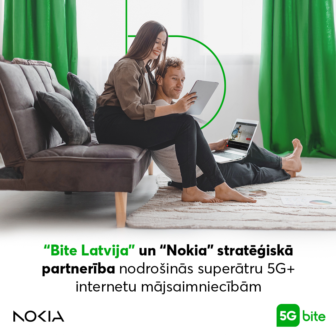 🚀 Šonedēļ ar @Nokia parakstījām stratēģisku partnerības līgumu Helsinkos, lai nākamgad mūsu klientiem piedāvātu superātru 5G+ mājas internetu! 🌍✨
💼 Miljonus vērtā vienošanās nodrošinās Nokia augstas kvalitātes aparatūru un programmatūru, kas sniegs mums iespēju 2025. gadā