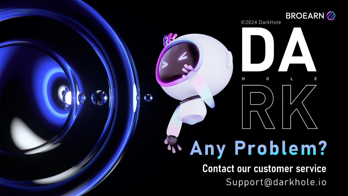darkhole_io's tweet photo. 💁📢 Your satisfaction is our priority 🔎
🙌 : Support@DarkHole.io 👀
✨ Don't hesitate to contact us
❤️ Like, 🔄 Share, 🗣️ RT
#Drarkhole #helpcenter #Web3 #Bitcoin #PUT #customerservice #DeFi #viral https://t.co/brwrbvW59p