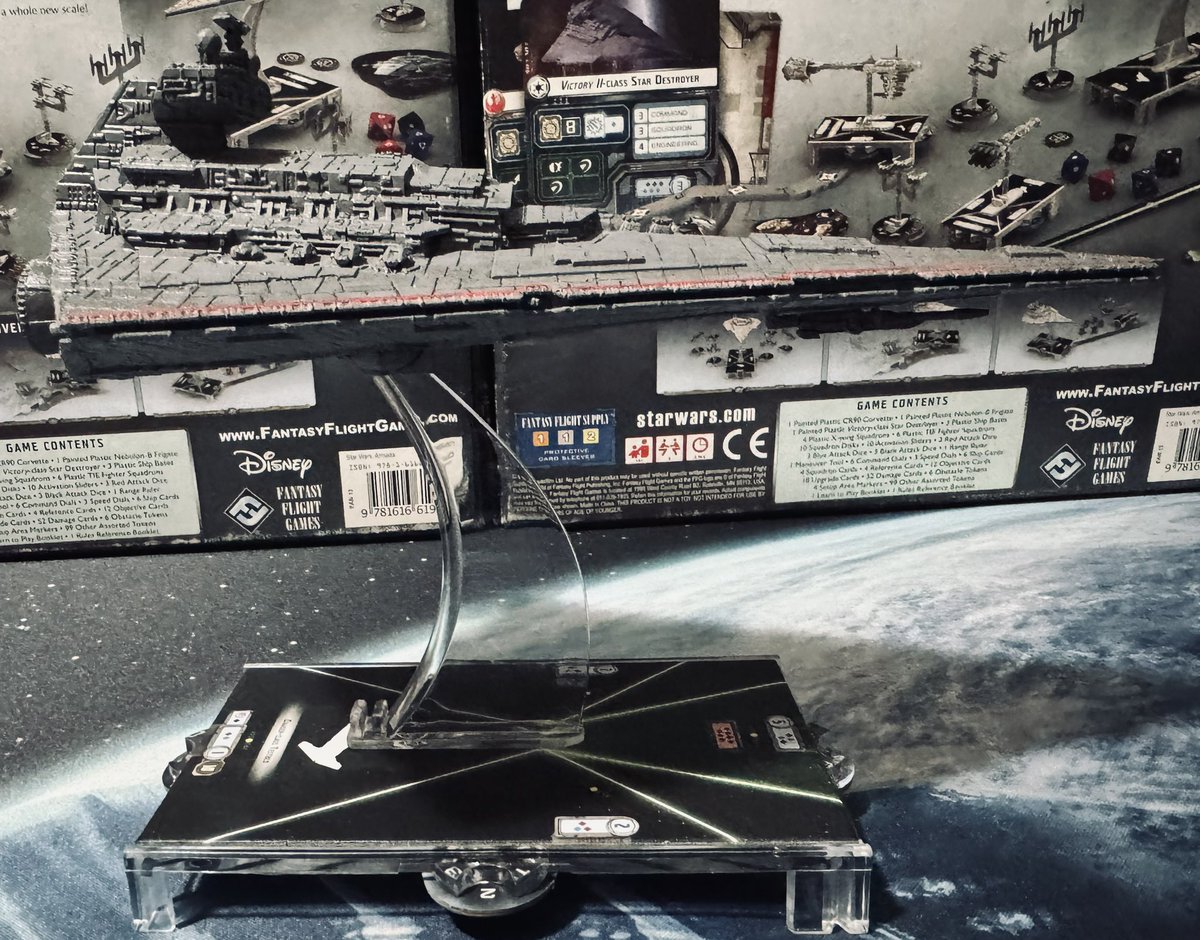 SwrpgMiniatures's tweet photo. Next up in my #StarWarsArmada #Wave🤷‍♂️ is the Xyston Star Destroyer. I ended up kitbashing @mel_miniatures Imperial-I destroyers I got from WesJansen3D

https://t.co/ERSjKFvt0e 

But if you want one without kitbashing 

https://t.co/KyXhTK1t02 https://t.co/mD05DXsunV