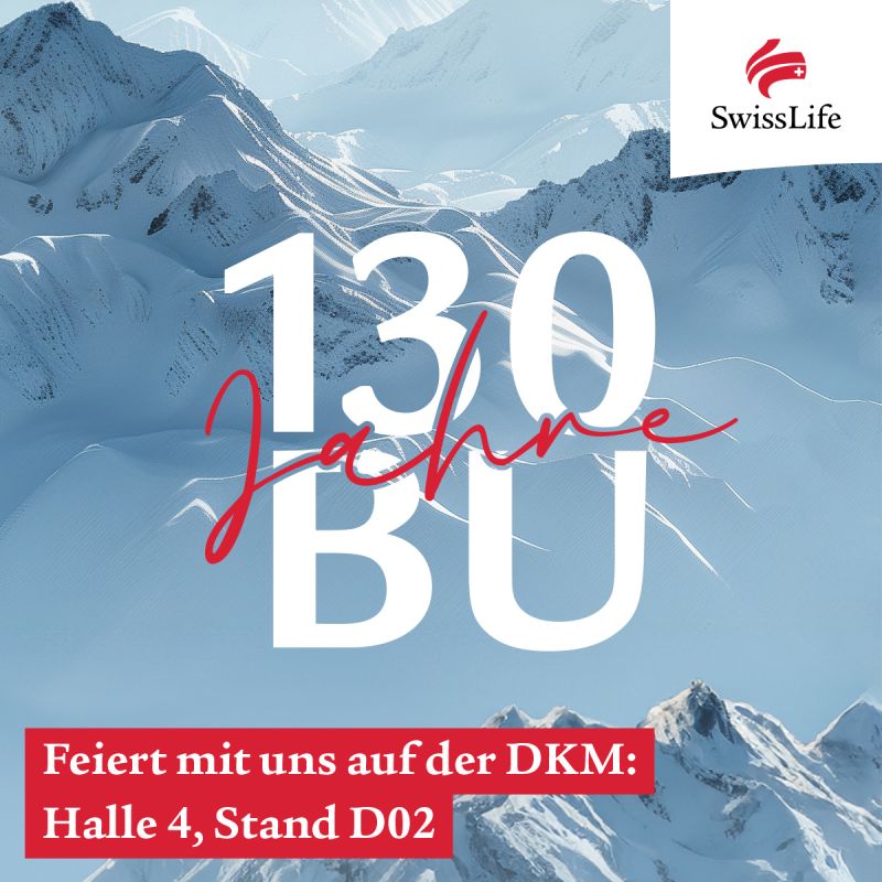 Swiss Life DE (@swisslife_de) on Twitter photo Wir feiern das Jubiläum unserer #Berufsunfähigkeitsversicherung. Wer mitfeiern und sich informieren möchte, kann uns heute noch auf der #DKM, der Leitmesse der #Finanz- und #Versicherungs-Branche in <a href="/stadtdortmund/">Stadt Dortmund</a>, am Stand D02 in der Halle 4 besuchen. Wir feiern das Jubiläum unserer #Berufsunfähigkeitsversicherung. Wer mitfeiern und sich informieren möchte, kann uns heute noch auf der #DKM, der Leitmesse der #Finanz- und #Versicherungs-Branche in <a href="/stadtdortmund/">Stadt Dortmund</a>, am Stand D02 in der Halle 4 besuchen.