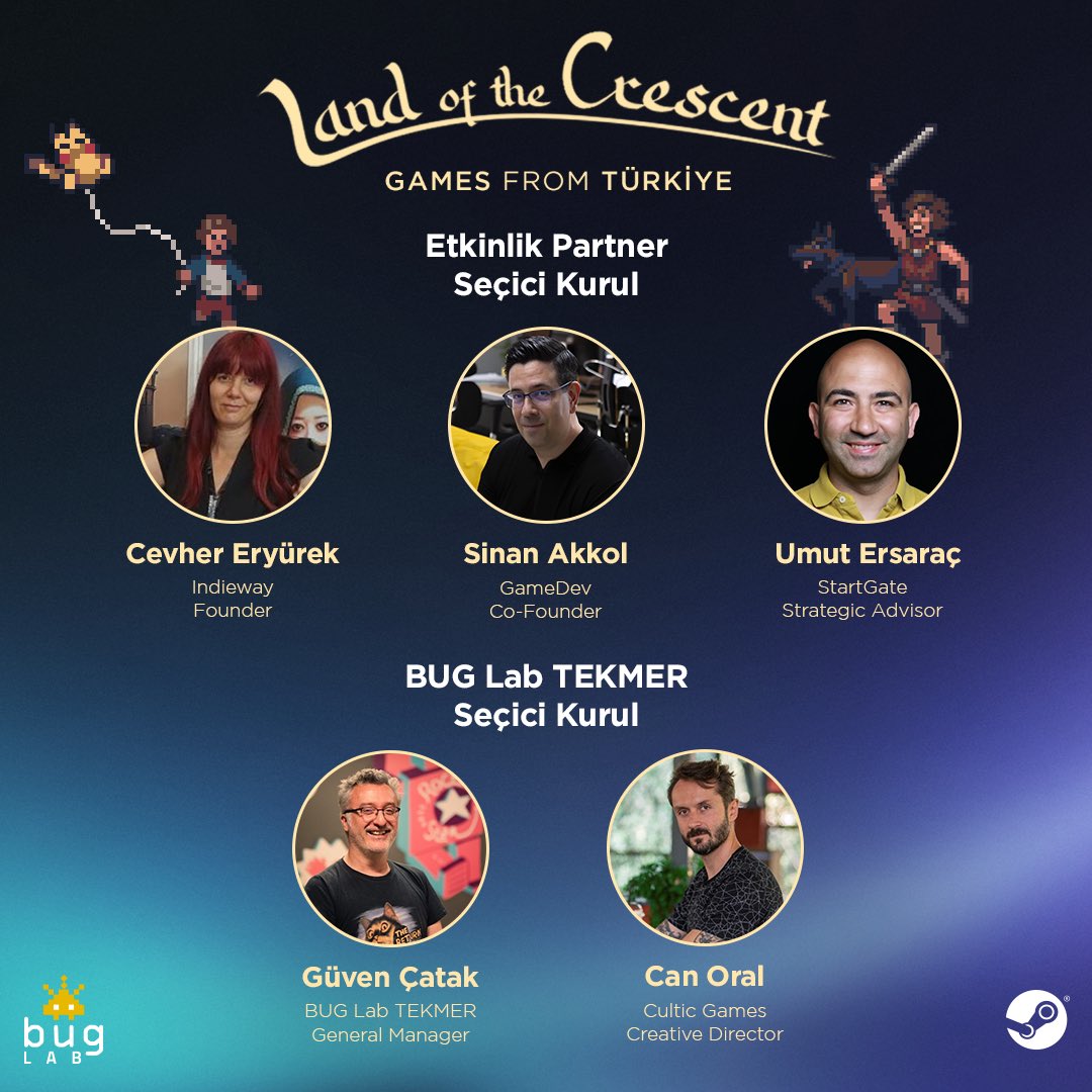 Land of the Crescent: #Games from #Türkiye 2024 etkinliğimize yaklaşık 200 oyun başvurdu! 🥳 İlginiz için bir kez daha teşekkürler! 🤘 Seçici kurulumuza da ayrıca teşekkürler! Bu kadar oyunu değerlendirmek için canla başla çalıştılar 👏 Bir hafta sonra başlıyoruz! 😎