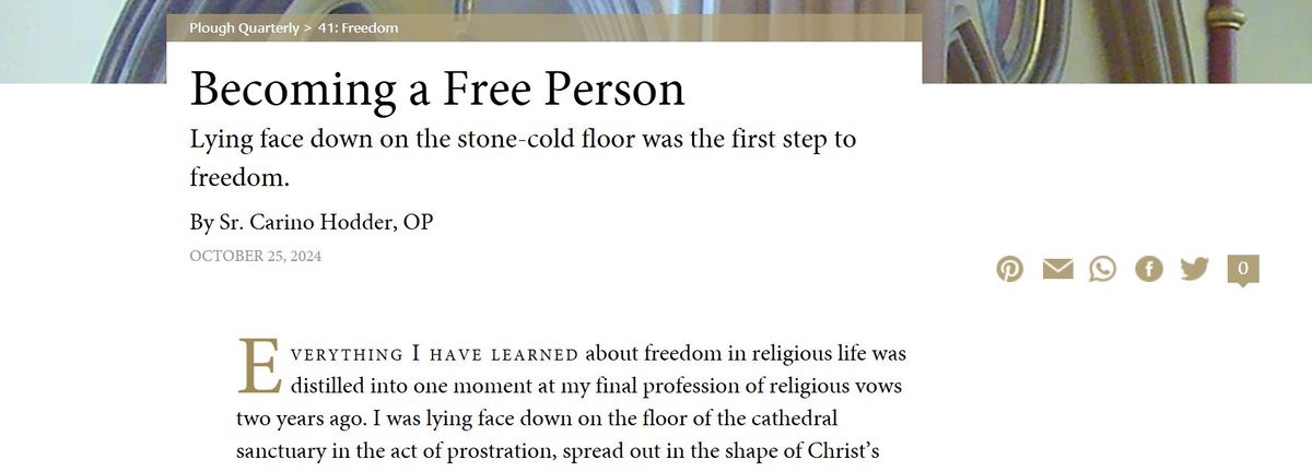DomSrStJoseph's tweet photo. Sr Carino has an article published in #Plough this month, on finding freedom through religious profession: https://t.co/5IoKvAmmr8
(Photo: Sr Mary Benedicta's final profession, 2014!)
#srcarinohodder #catholicjournalism #freedom #religiouslife #vocation #Godscall #discernment https://t.co/4HjAplqaSO