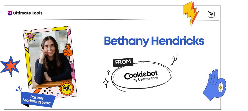 🛠️ ToolStack #154 | Bethany Hendricks, Partner Marketing Lead at <a href="/CookiebotCMP/">Cookiebot</a> 

• Cookie Consent → <a href="/CookiebotCMP/">Cookiebot</a> 
• GIF/Meme creator → <a href="/GIPHY/">GIPHY</a>  
• Partnership Management → <a href="/impactdotcom/">impact.com</a> 
• Website Builders → <a href="/Wix/">Wix</a>  or <a href="/WordPress/">WordPress</a>
• Ideation → Miro
• PM → <a href="/asana/">asana</a>