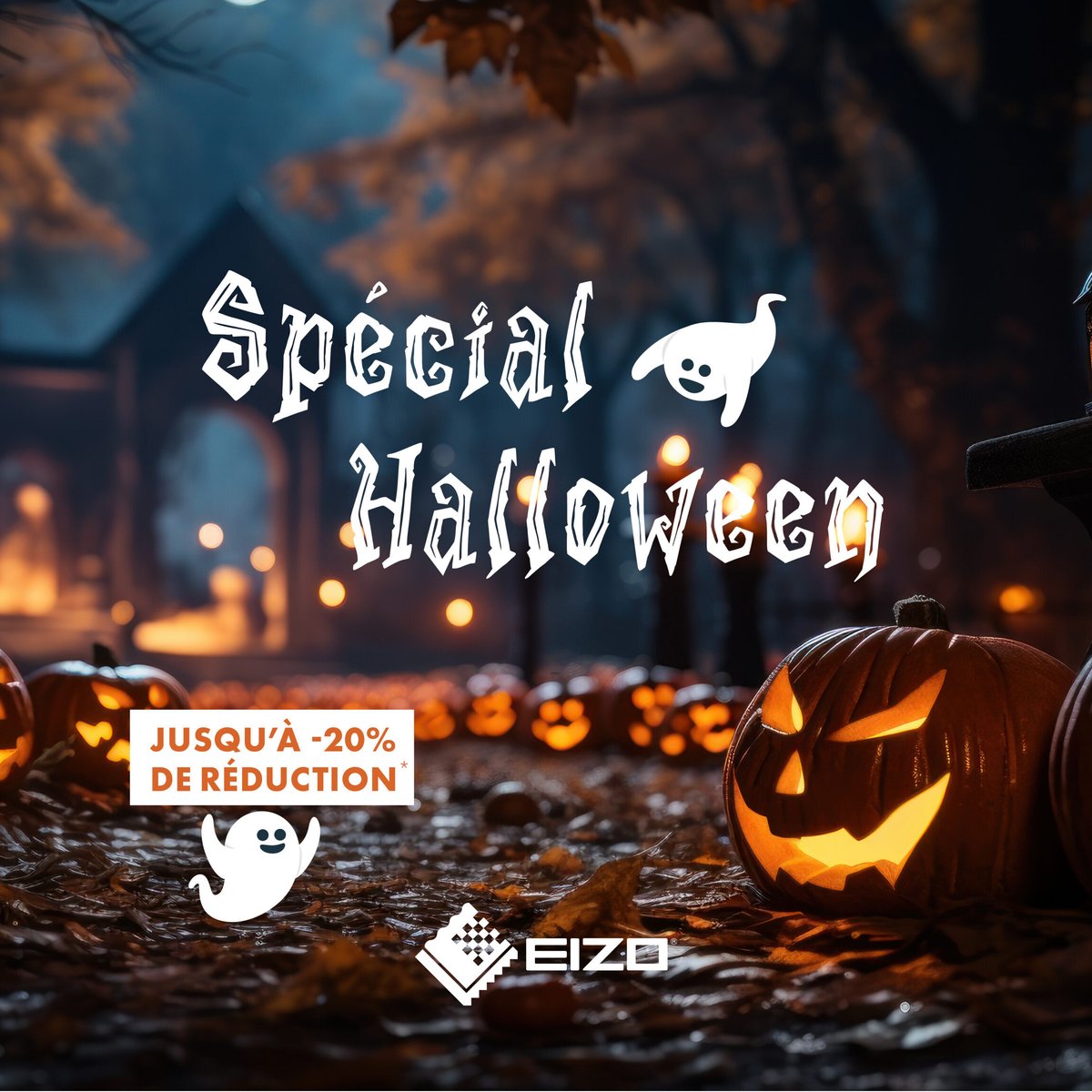 [Promotion] 🎃 𝐒𝐩𝐞́𝐜𝐢𝐚𝐥 𝐇𝐚𝐥𝐥𝐨𝐰𝐞𝐞𝐧 : Jusqu'à -20% de #réduction sur une sélection d’écrans @eizo_france #ColorEdge et #FlexScan 🕸

📅 Offre valable du 30 octobre au 10 novembre 2024 sur notre site eizo.fr ! 👻