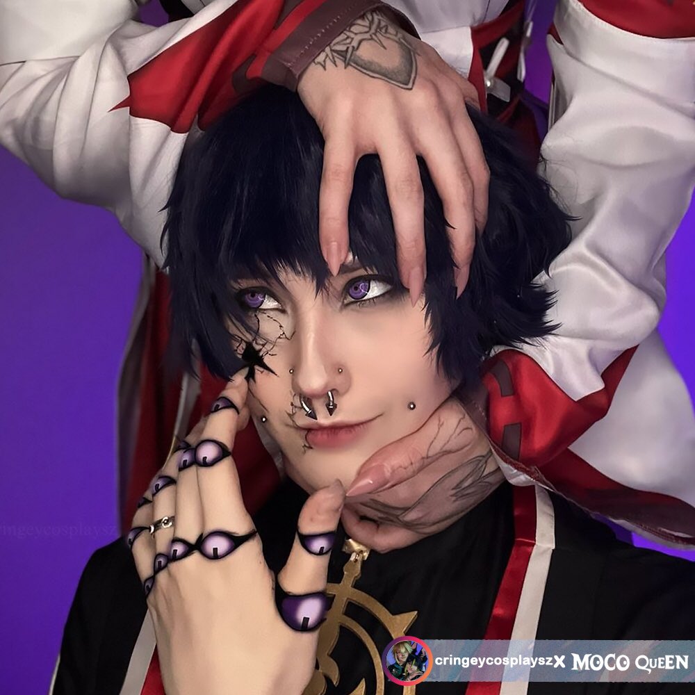 ✨ Perfect for nailing that #Scaramouche look—mysterious, bold, and ready for anything! 💜🔥 Shoutout to @cringeycosplaysz for the incredible cosplay inspo! 🙌
👁️ Mikan Violet Contacts
🌎World wide delivery
🛒Shop link in bio
tinyurl.com/3w4wvxn4

#cosplay #genshinimpact