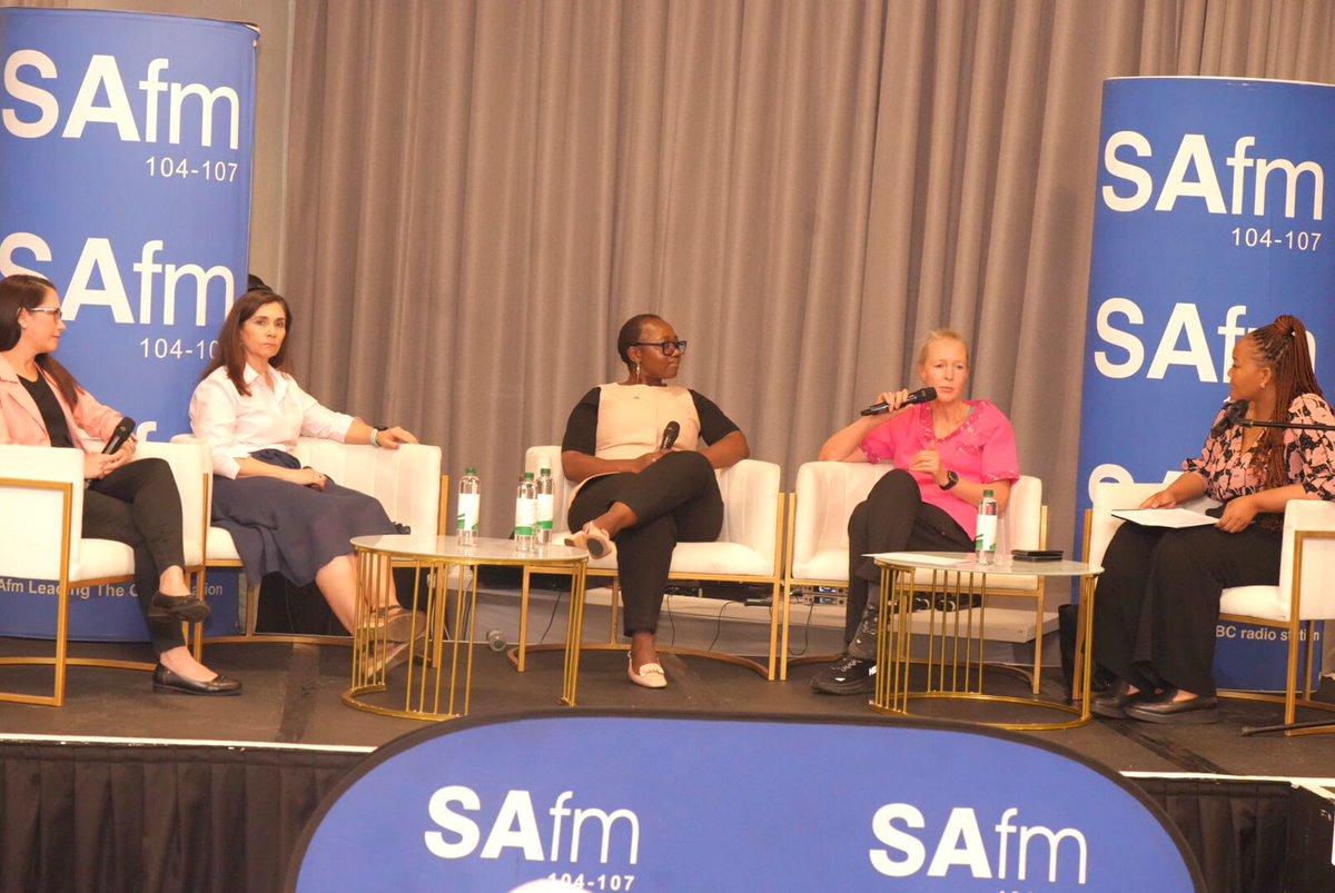 [ON AIR] Tune in to #SAfmtalkingpoint with <a href="/CathyMohlahlana/">Cathy Mohlahlana</a> as we dive deep into breast cancer awareness! Join Dr. Dimakatso Thebe, Anina van der Walt, Prof. Carol-Anne Benn, &amp; Lucy Balona for an important discussion on the challenges of treatment &amp; education for young women