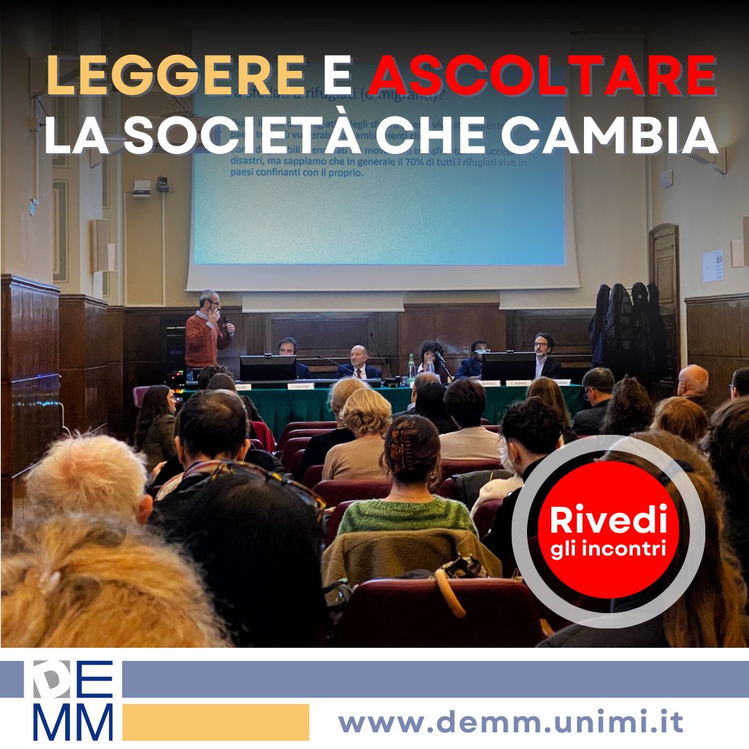 DemmUnimi's tweet image. 📚 Cent'anni in dialogo: leggere e ascoltare la società che cambia 🌍
 
Sapevi che puoi andare sul nostro sito e rivedere i video dell’evento? Al link in BIO, nella sezione Terza Missione, trovi la pagina dedicata 🔗

#Unimiinnova #CentenarioUniMi #Demm #Spes #Unimi #Lastatale