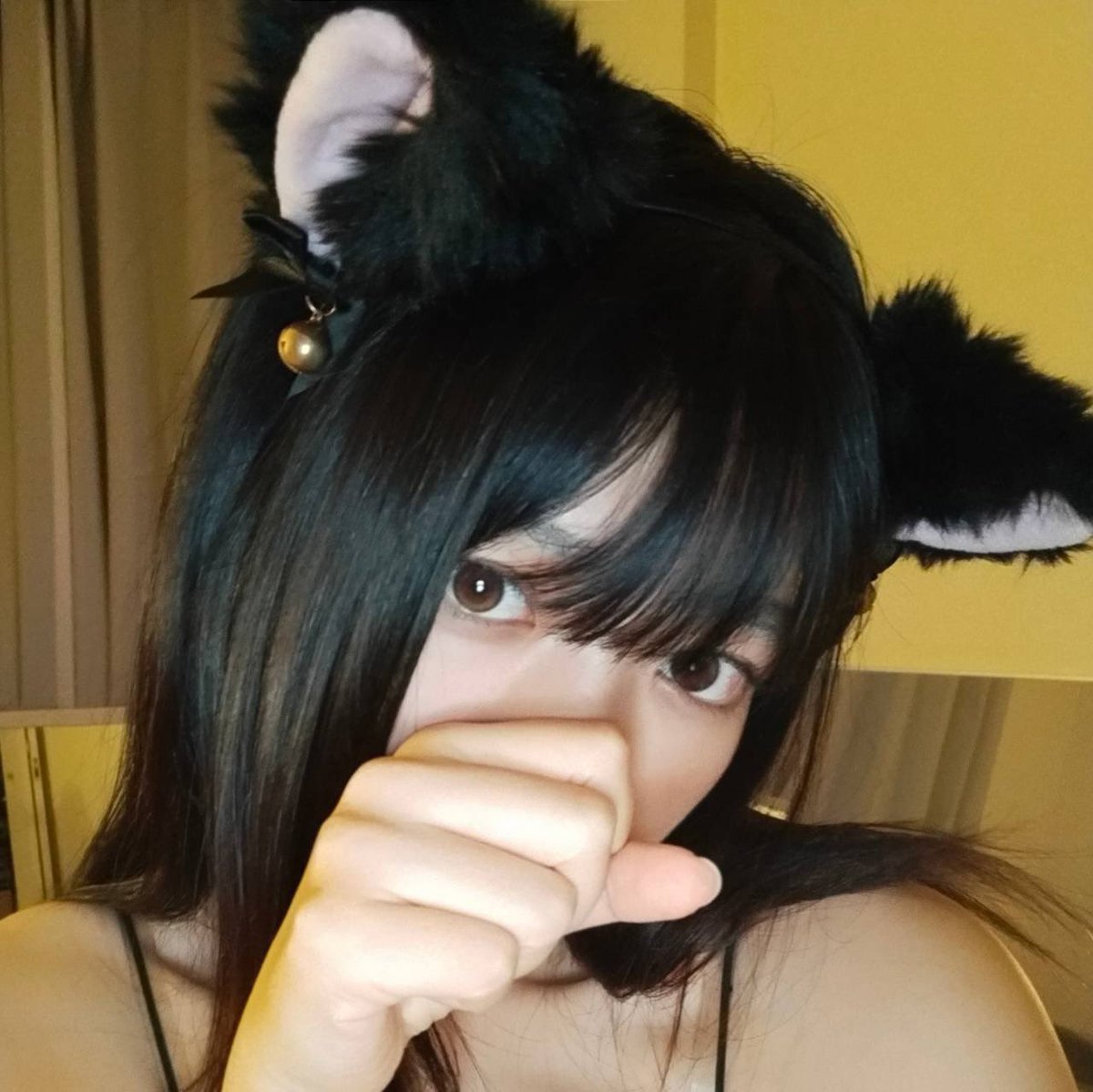 samnshoku's tweet photo. お久しぶりです！
黒猫コスプレでお待ちしてます🩶

#メンエス 
#メンエス八王子 https://t.co/U8LVfnubC6