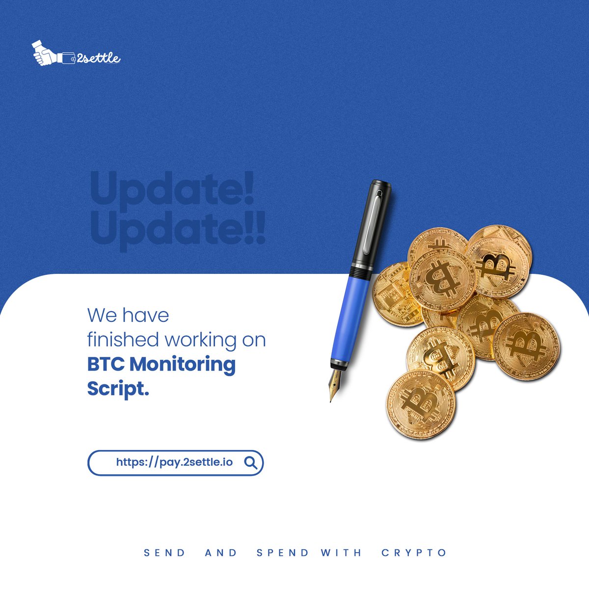 2SettleHQ's tweet photo. And with this, the 'Transact Crypto' feature of 2Settle is complete.

What's going down next is the history page.

Don't worry, the telegram bot will be updated to the same functionality as the web browser.

We will keep you updated 👍
#2Settle #updates #paymentoptions https://t.co/FeV4KpASe4