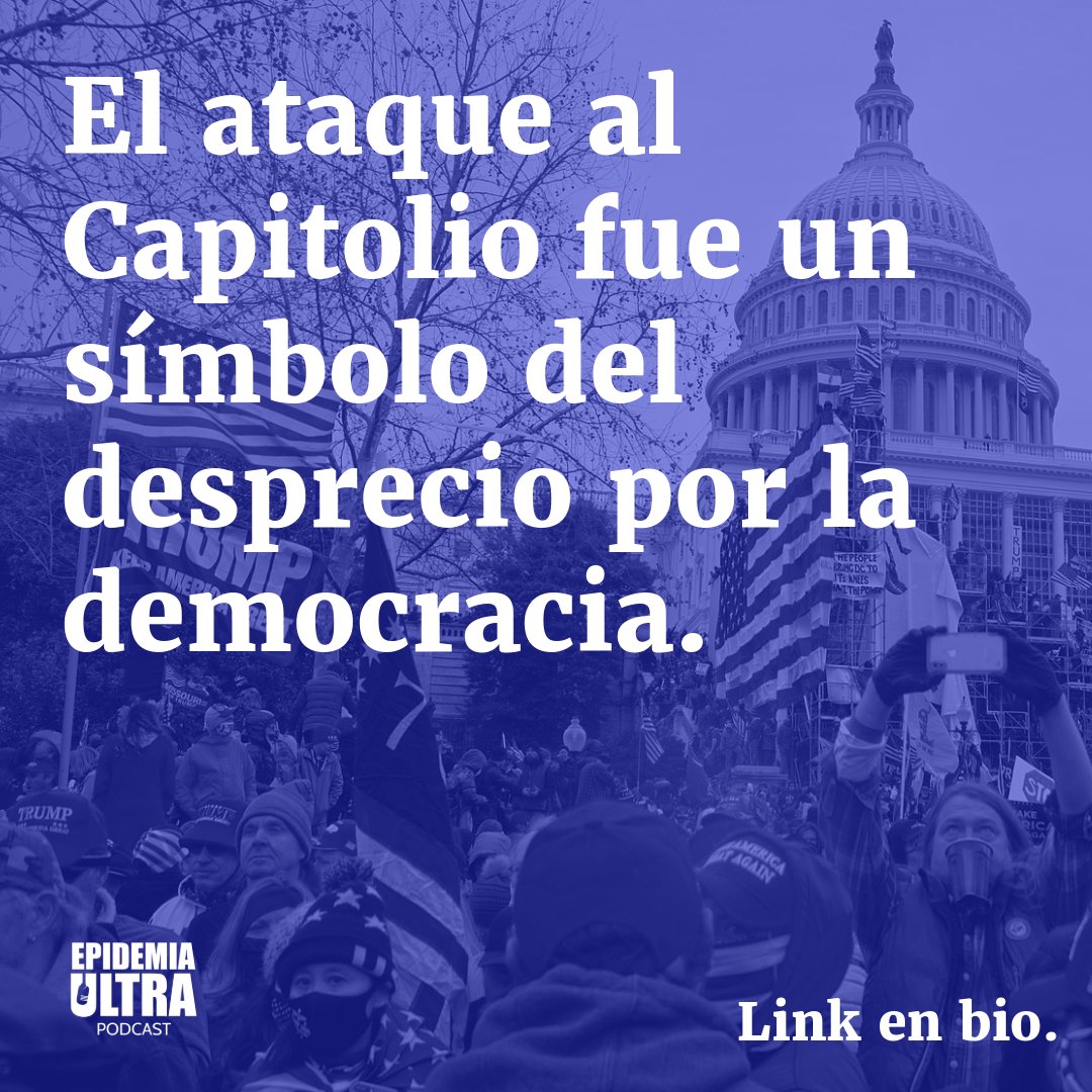 El ataque al Capitolio fue un símbolo del desprecio por la democracia. #Trump, una figura que sigue marcando el futuro del país. #EnLaMentede🧠Escucha más aquí open.spotify.com/episode/61rqCA…