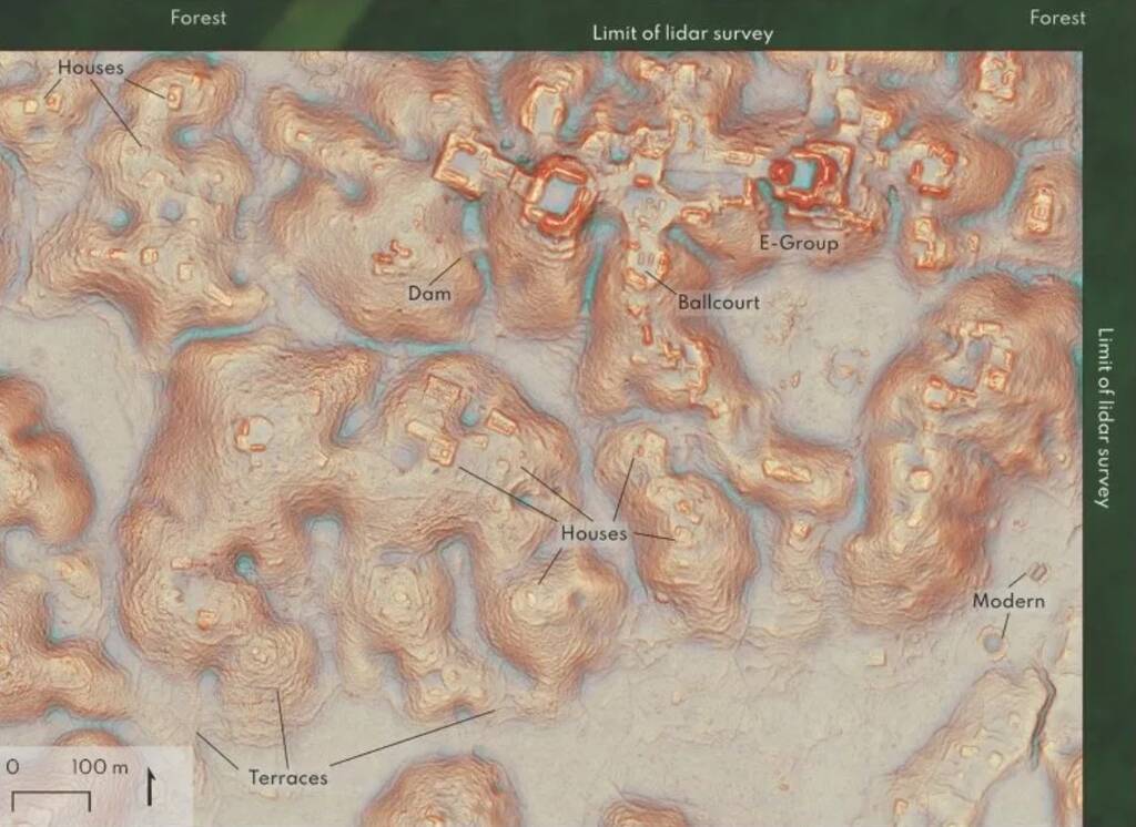 LibeSciences's tweet photo. Disparue depuis des siècles, une immense cité maya découverte au Mexique grâce à une recherche Google (et une étude lidar mal décortiquée) https://t.co/C4cRj95YCQ https://t.co/UhlnyPRYwB