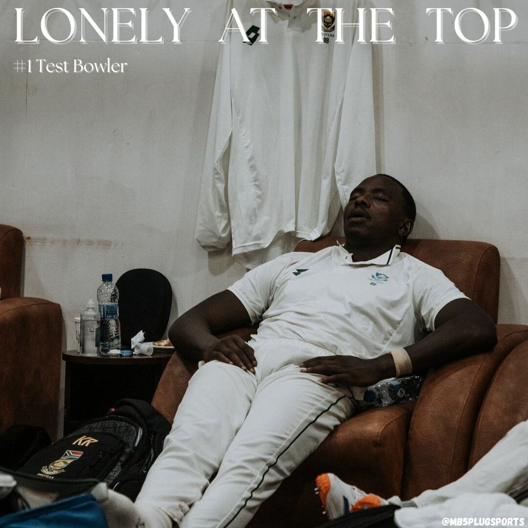 Kagiso Rabada is officially ranked the #1 test bowler in the world , the best in the world. The fact that he's achieved this with SA not playing as many tests as the "Big 3" just shows how great he is. It's lonely at the top. We are witnessing a generational cricketer.
