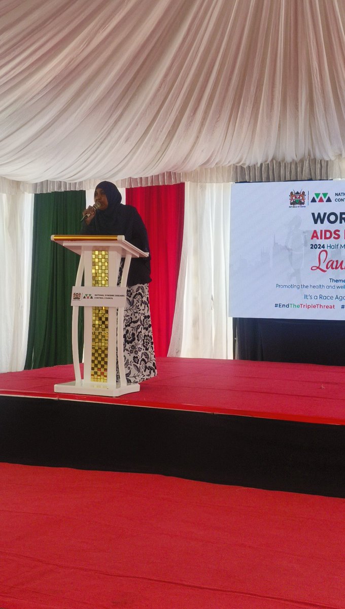 GhettoRadio895's tweet photo. "Health is a devolved function and as the Marathon will be in Nairobi, we will roll out in the 47 counties on World Aids Day"
Kathra Ali, Health Co, Council of Governors
#EndTheTrippleThreat
#EndAIDSby2030
#Myhealth254 https://t.co/KmrtiXnBxk