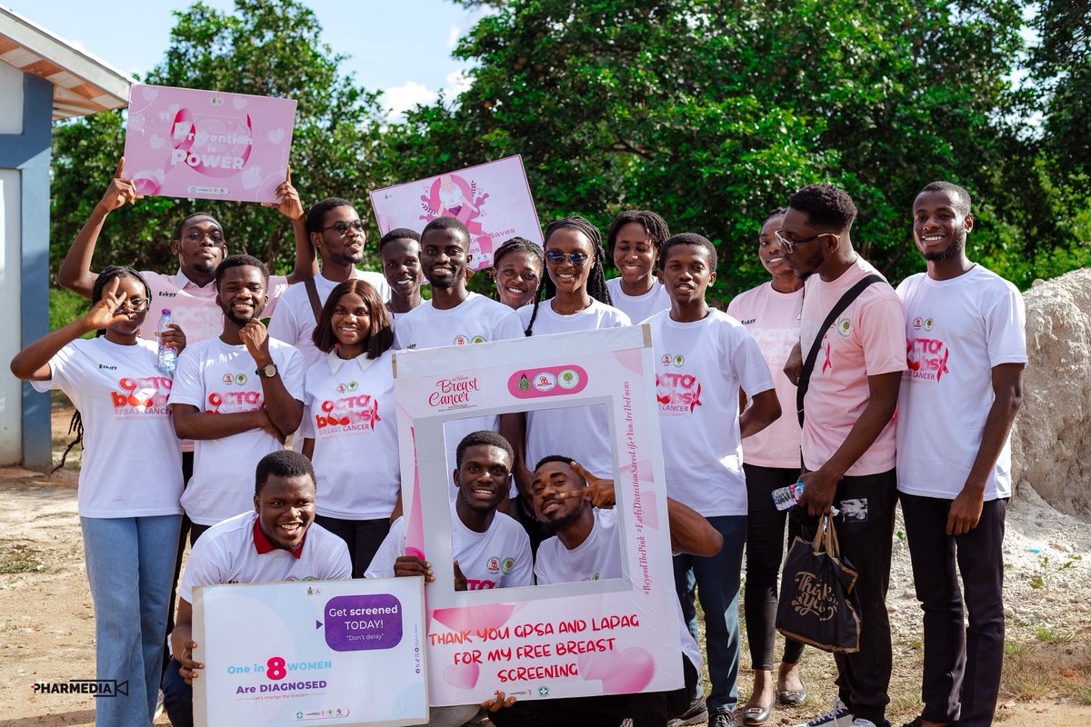 THE OCTOBOOBS EXPERIENCE 
[Breast cancer screening and outreach]🌸
18th October 2024
Agona
A thread 🧵