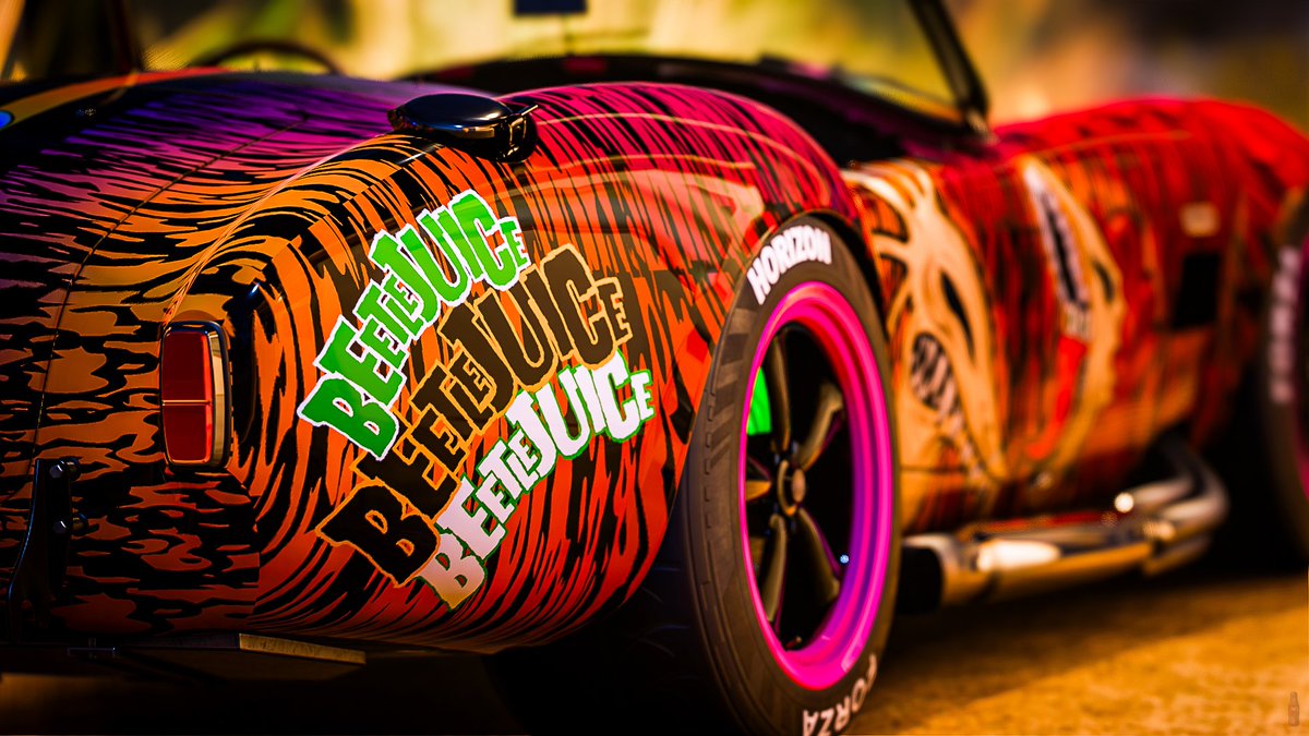 Shelby Cobra 427 S/C
Beetlejuice livery by <a href="/Fluex_Artworks/">PTG FLUEX</a>
SC: 991 015 533

<a href="/ForzaHorizon/">Forza Horizon</a> #ForzaScare #ForzaHorizon5 #VirtualPhotography #VGPunite #FH5 #Gamephoto #TheCapturedCollective #GhostArts #ForzaShare