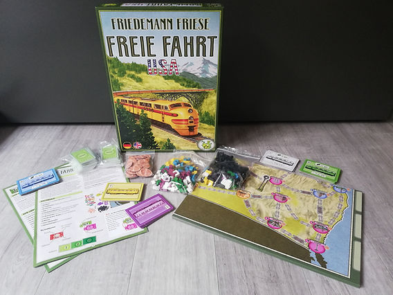Heute haben wir #freiefahrtusa von @friedemannfriese für euch. Viel Spaß mit unserer #rezension:

gamingwolves.net/post/freie-fah…

#boardgamer #bgg #boardgamesofinstagram #boardgamegeek #tabletopgames #brettspiele #boardgames #gesellschaftsspiele #freeride #spiel #spielen #blogger #nerd
