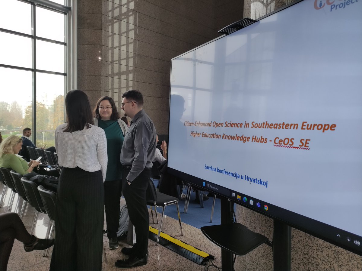 NSK_Zagreb's tweet photo. The @CeOS_SE project multiplier event kicked off this morning at NSK!
After registration, catching up, and a welcome speech by Dr Dijana Machala, we are officially starting the event. Stay tuned!
📷NSK
#CeOS_SE #LIBEREurope https://t.co/DmSmKdMHMK
