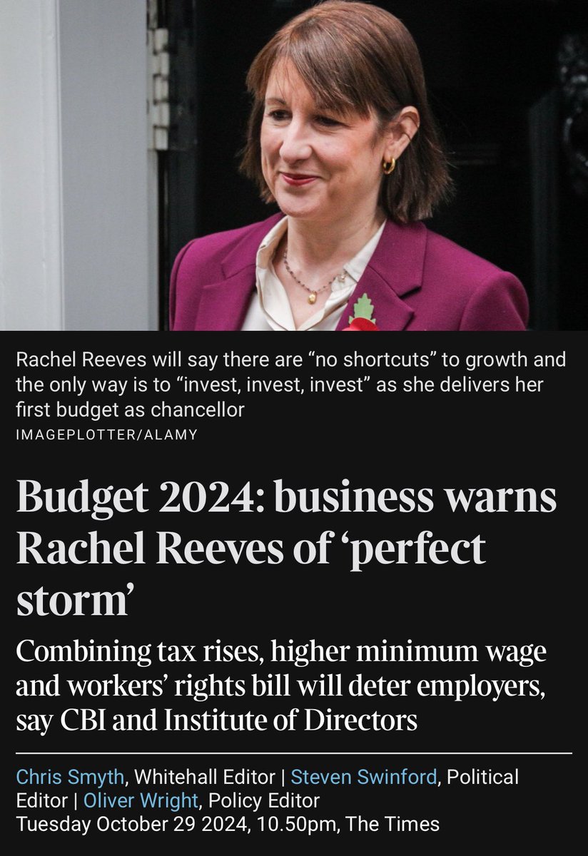 As Rachel Reeves prepares to tax businesses up the wazoo today, it’s worth remembering that not one person in this Labour Cabinet has ever started a business.

This Budget will be the work of a Cabinet of career politicians, trade unionists and lawyers.  

And it shows.