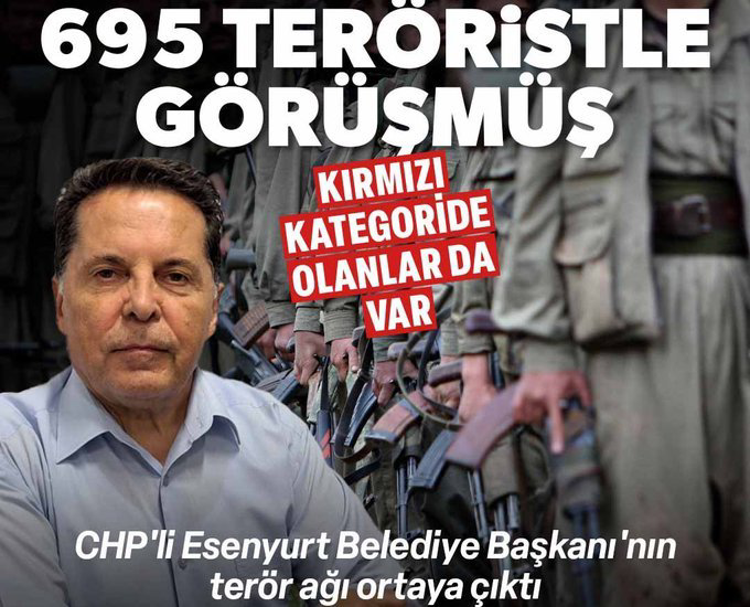 baypipo3x2y4z's tweet photo. PKK'yı CHP'nin Esenyurt Belediye Başkanı Ahmet Özer mi yönetiyor?

695 PKK'lının telefon numarası Murat Karayılan'da bile yoktur.

DEMneyse CHPodur.

zafer partisi kapatılsın/galatasaray https://t.co/bQPNOZPbP5