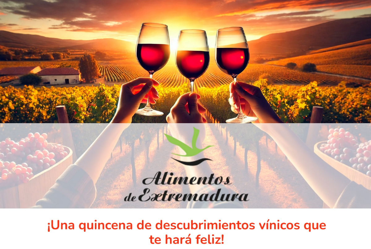 Descubre Extremadura: ¡Una quincena de descubrimientos vínicos que te hará feliz! Degustaciones gratuitas en todas nuestras tiendas los viernes 8 y 15 de Noviembre. Y cata super cata didáctica el Jueves 7 de Noviembre 19:00 h - TomeVinos Retiro. Reservas en retiro@tomevinos.com