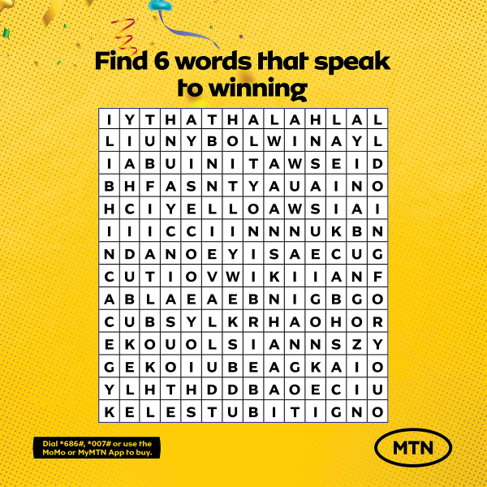 Idubukeleeeee! 🥳 It’s game time! Find 6 winning words and drop them in the comments for a chance to WIN a FREE Lula Combo! 🔥

Just LIKE &amp; SHARE this post, and you could be 1 of 10 lucky winners! 🎉 Cut-off time is 1pm⏰ Let the games begin! 💛

#Idubukele #Giveaway #Doing4U