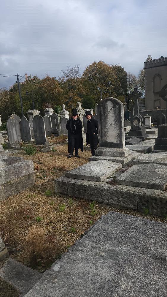 It was a lovely day at the graveyard.