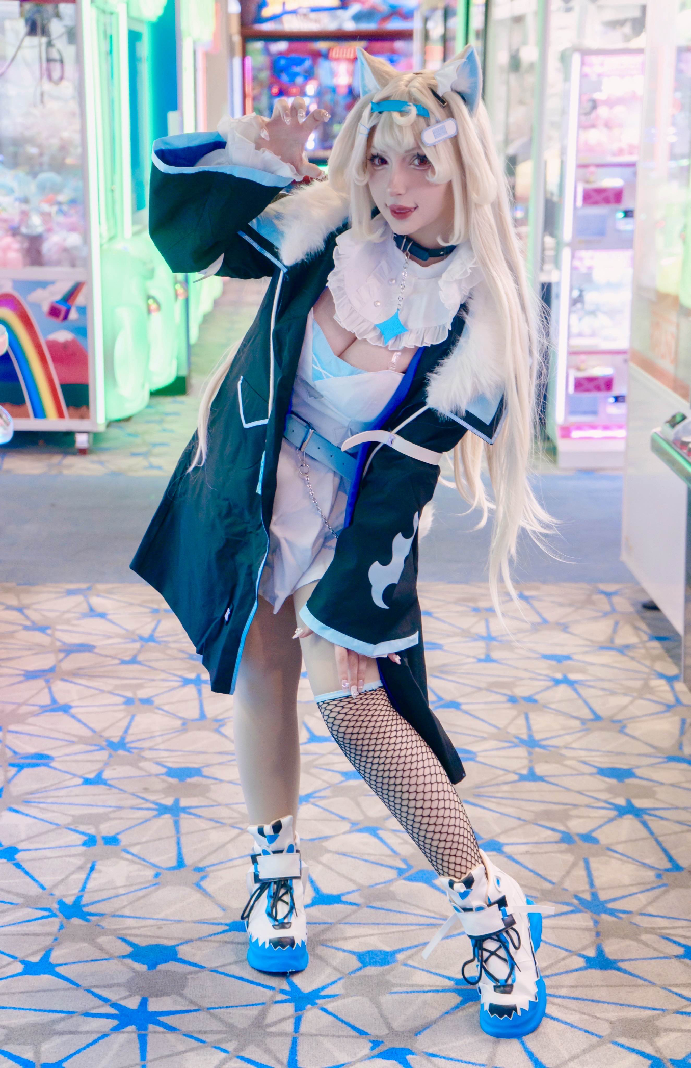 ホロライブ フワワ コスプレ衣装 ウィッグ付き ホロライブ フワワ