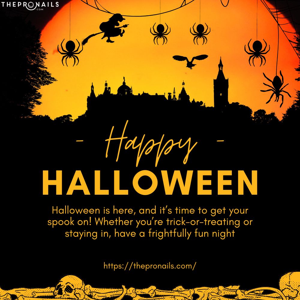 thepronailscom's tweet photo. Happy Halloween! May your night be filled with spooky fun, sweet treats, and eerie thrills. Embrace the magic and mischief of the season! Visit us https://t.co/wkCjvOr0nO
#Halloween #SpookySeason #TrickOrTreat #CostumeParty https://t.co/eEZxaKGgbu