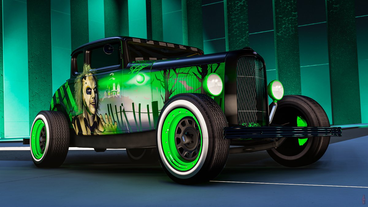 Drcolabottle's tweet photo. Ford De Luxe Five-Window Coupe
Beetlejuice livery by @stuzib85
SC: 111 869 536
@ForzaHorizon #ForzaScare #ForzaHorizon5 #VirtualPhotography #VGPunite #FH5 #Gamephoto #TheCapturedCollective #GhostArts #ForzaShare https://t.co/jUIVMALFeQ