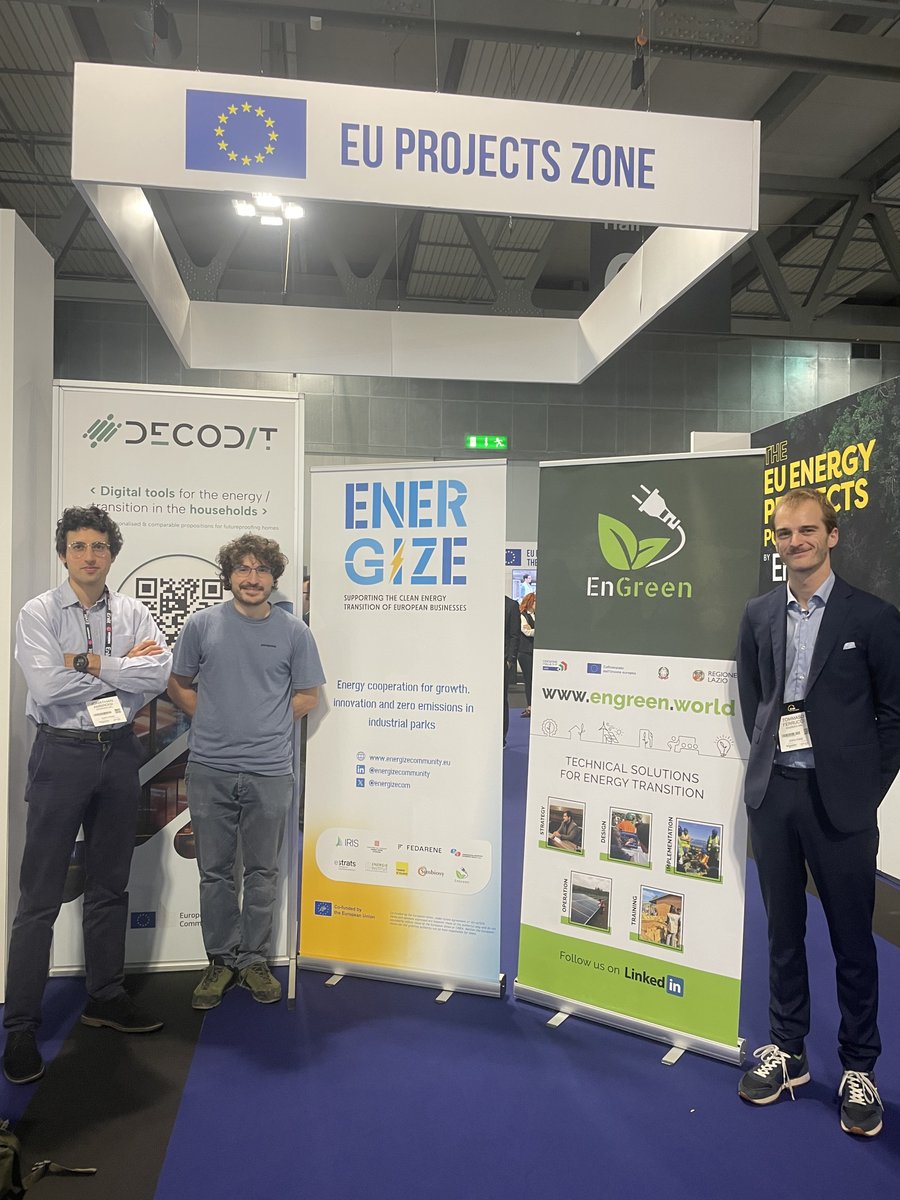 🗣️On 23th October, ENERGIZE participated in the "Technologies for Consumers" session as part of the <a href="/EnlitEurope/">Enlit Europe</a> in Milan.

🔋PhD student Tommaso Ferrucci was one of the speakers and represented ENERGIZE project, alongside RESONANCE, ENPOWER, DECODIT Project, and @U2Demo

#Energy