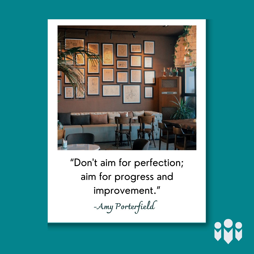TheWritersBloc9's tweet image. 💌Quote of the Day 💌  

"Don't aim for perfection; aim for progress and improvement."  
-Amy Porterfield, Online Marketing Expert  

#AmyPorterfield #AmyPorterfieldquotes #quotesfromAmyPorterfield #MarketingExpert