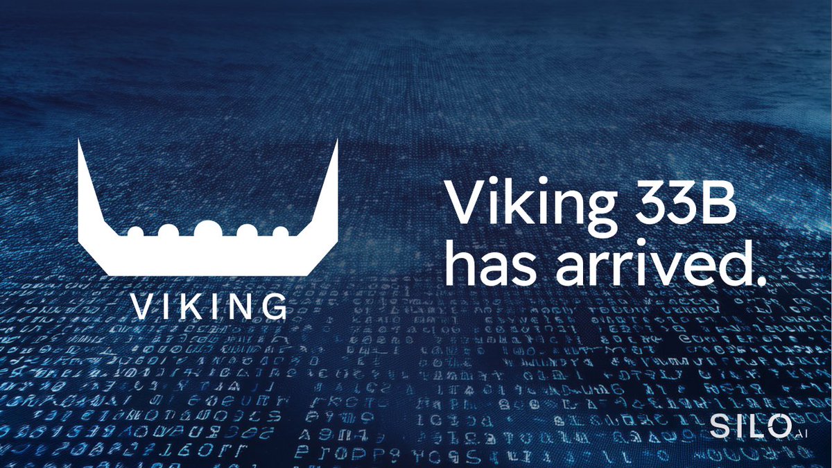 Silo AI, together with TurkuNLP and HPLT, is releasing Viking 33B. Viking 33B is evidence of efficiently scaling an open source distributed training framework for the LUMI supercomputer powered by AMD Instinct GPU accelerators.
silo.ai/blog/viking-33…