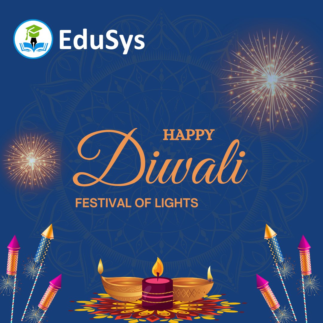 EdusysERP's tweet photo. ✨ Happy Diwali from EduSys! ✨🎇

As the festival of lights brings joy and prosperity, let’s celebrate new beginnings, knowledge, and the spirit of togetherness. May this Diwali light up your life with happiness, success, and endless opportunities! 🌟

#HappyDiwali #EduSys https://t.co/hTedKeBWB3