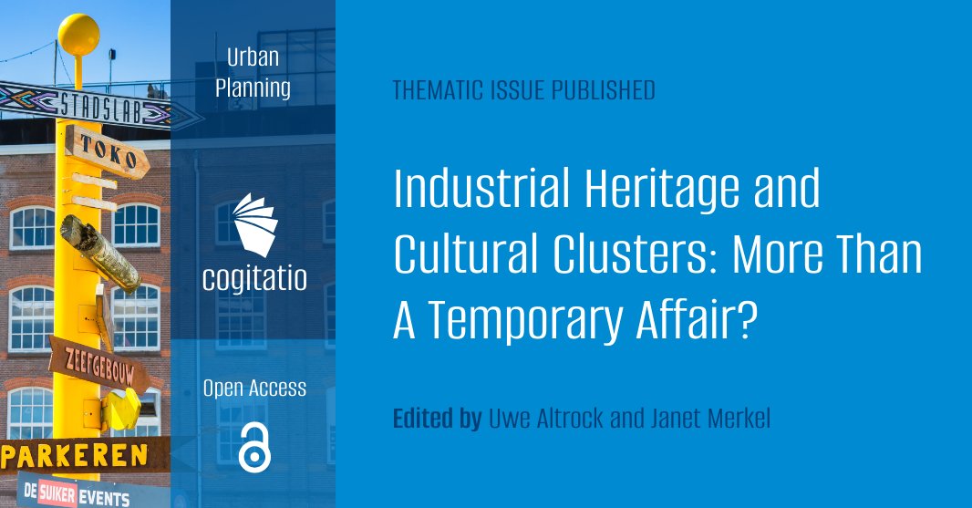 🏭 Industrial buildings are being turned into cultural hubs, but they don't always last. 

Our new thematic issue looks at seven case studies to figure out how to keep these creative spaces thriving and to guarantee their long-term sustainability.

Issue: shorturl.at/JzpTf