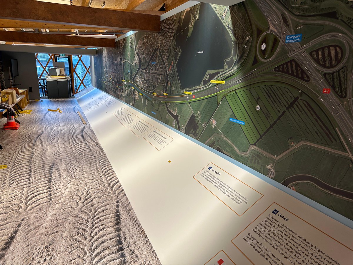 RWS_SAA's tweet photo. 🚧De verbouwing van het bezoekerscentrum InZicht verloopt voorspoedig en het resultaat belooft mooi te worden.

We zijn bijna klaar voor de opening in november 🍾 https://t.co/IubIWJOOHU
