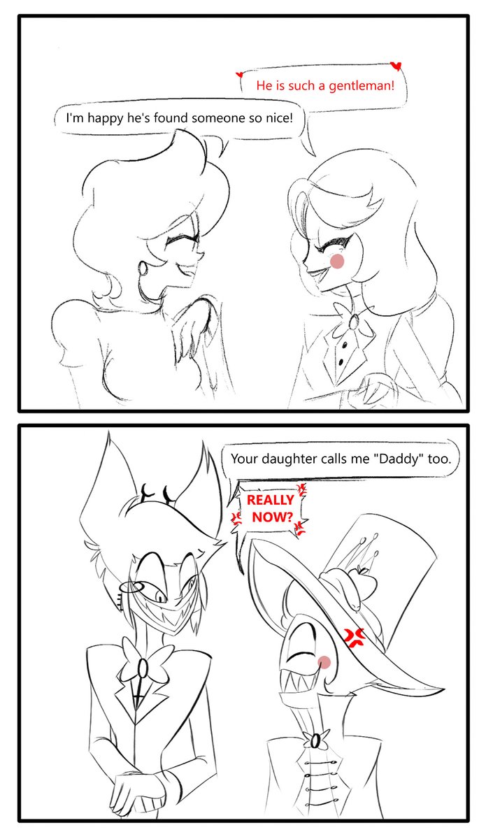 SpookySpectre42's tweet photo. #Charlastor #HazbinHotel https://t.co/dcDH38LkUh