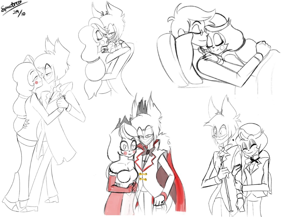 SpookySpectre42's tweet photo. #Charlastor #HazbinHotel https://t.co/dcDH38LkUh