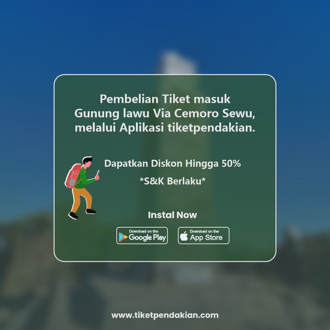tiketpendakian's tweet photo. Bukan sekadar pemandangan, tapi pengalaman yang tak terlupakan😍⛰

#GunungLawu #viacemorosewu #SunriseHike #pendakian #sunrise #exploremojokerto #AlamIndonesia #PendakianBermakna #Mojokerto #TiketPendakian #sobatpendaki #NatureAdventure #ExploreIndonesia #Pendaki #Mountain https://t.co/h4dKVpCiXL