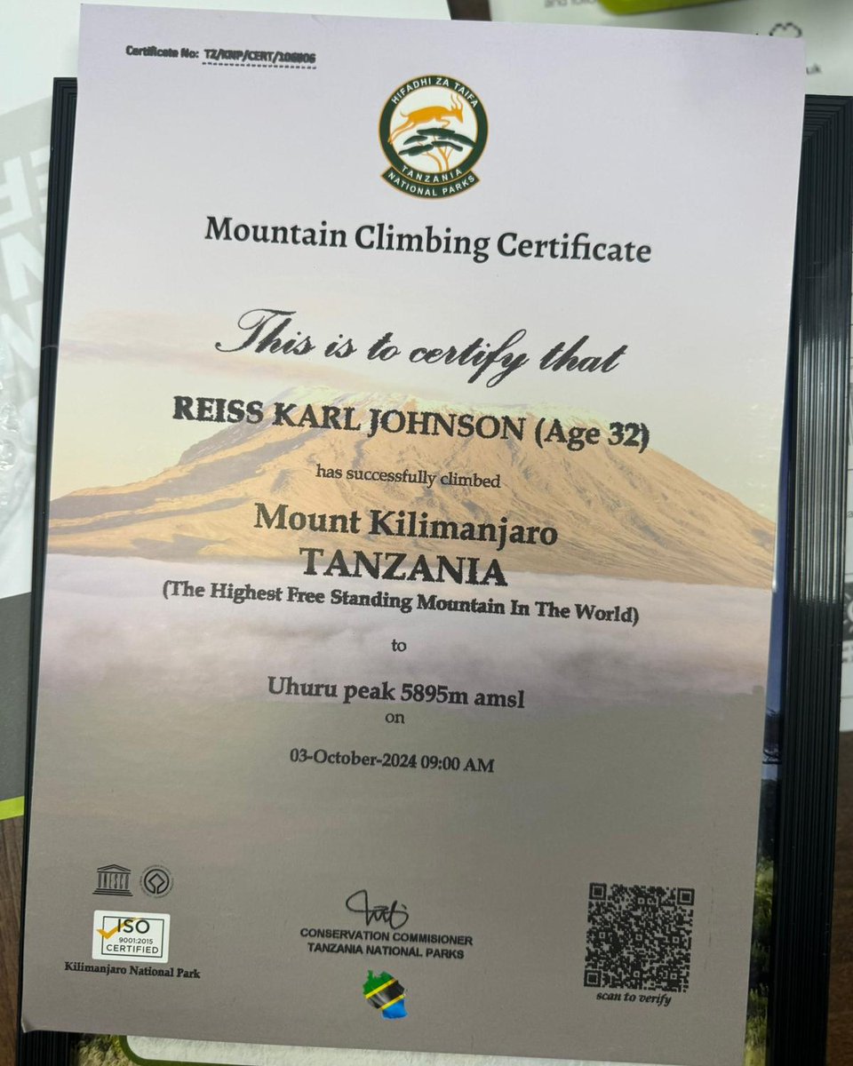 NPP_Limited's tweet photo. Congratulations to our Group Operations Director, Reiss, on taking on the incredible challenge of climbing Mount Kilimanjaro! 🏔️ 

Your dedication to supporting the @electriccharity is genuinely inspiring  🙌 

You can still donate to this amazing cause: https://t.co/jqtPITt28B https://t.co/Pi7MMjH4KB