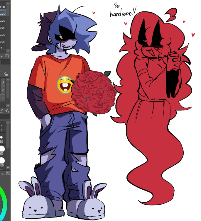 she's gonna think he's the most handsome man ever