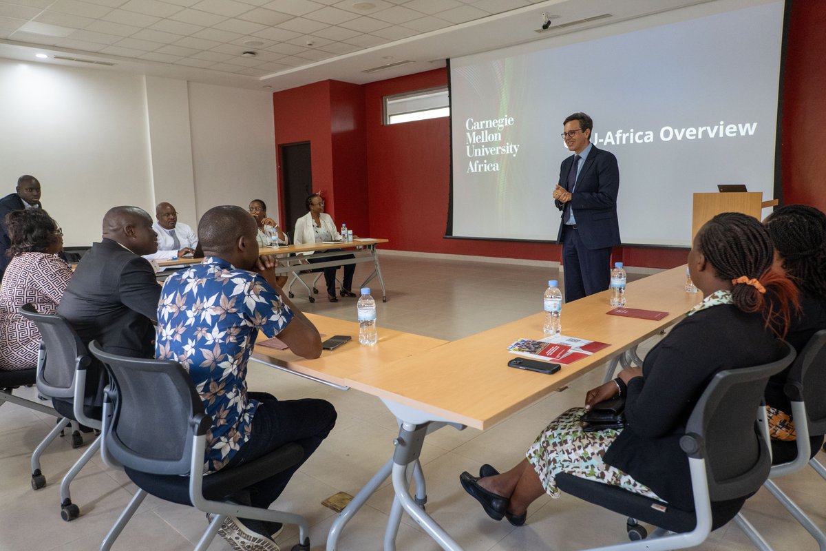 cmu_africa's tweet photo. Yesterday we hosted a delegation of parliamentary committee members from Kenya's National Assembly. The discussions centred on the technology initiatives at CMU-Africa.
#HigherEducation
#DigitalTransformation
#AdvancedCollaboration https://t.co/vLkJR2S5DT