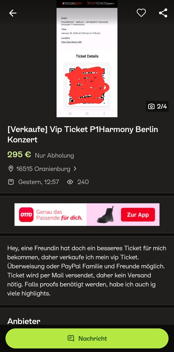 mydaybob's tweet photo. my friend is selling a VIP ticket for p1harmony in Berlin! DM her on ig if u r interested!  IG: kpop_tradeandsell_
#P1Harmony #P1Harmonyberlin https://t.co/mQBXk66MbD